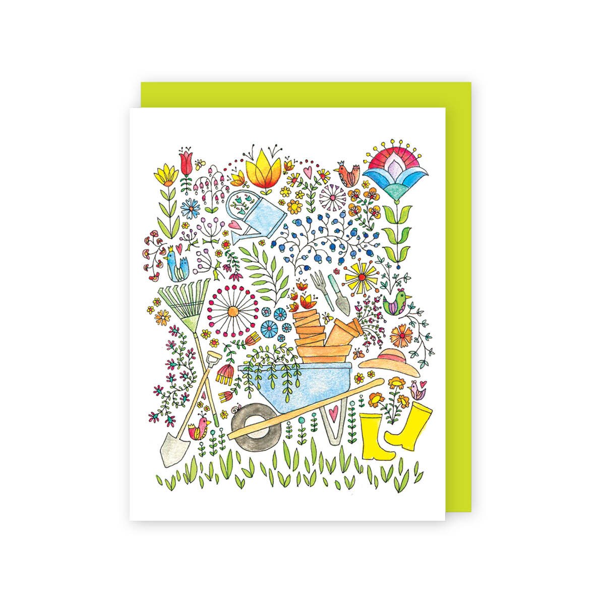Wheel Barrow Card