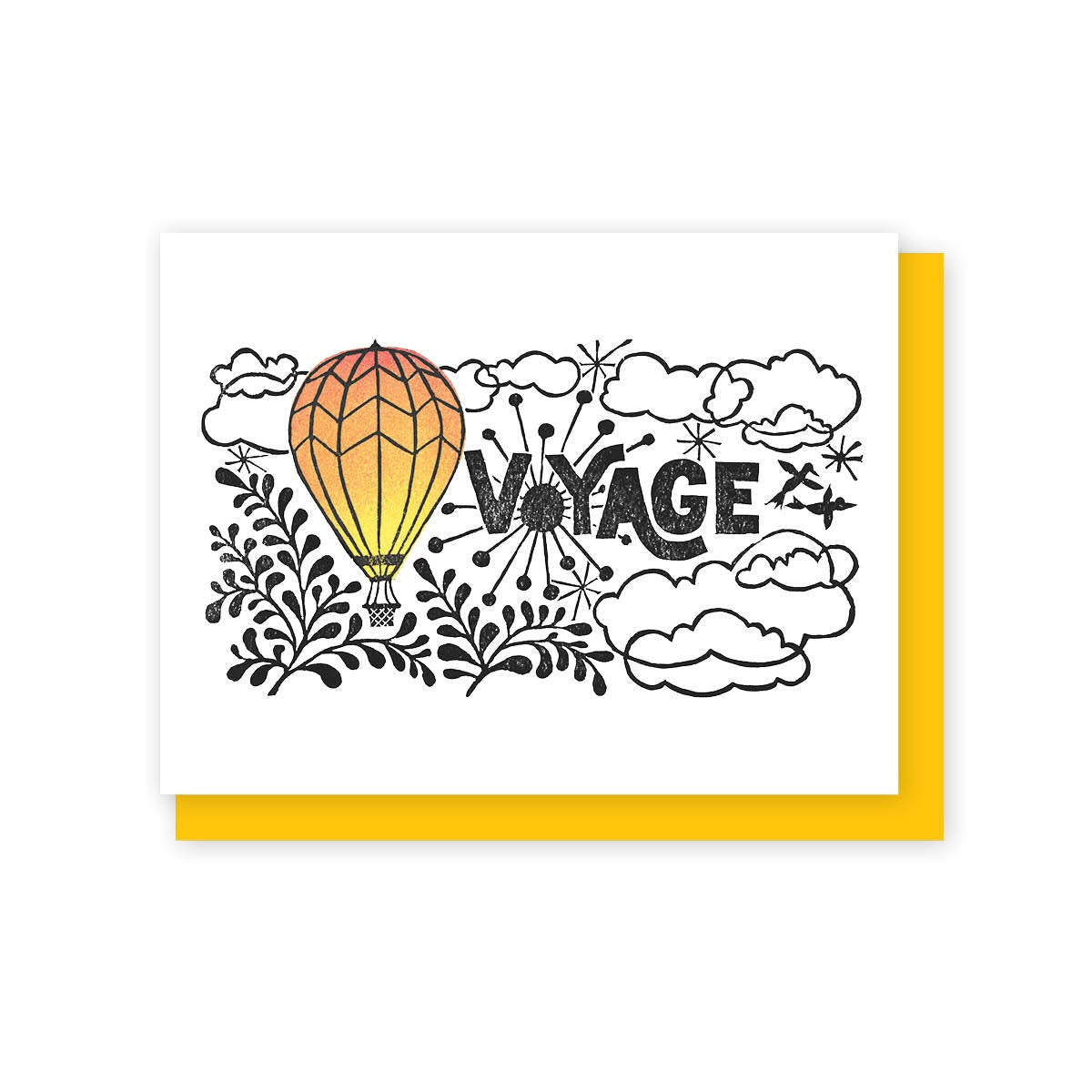 Hot Air Balloon Card