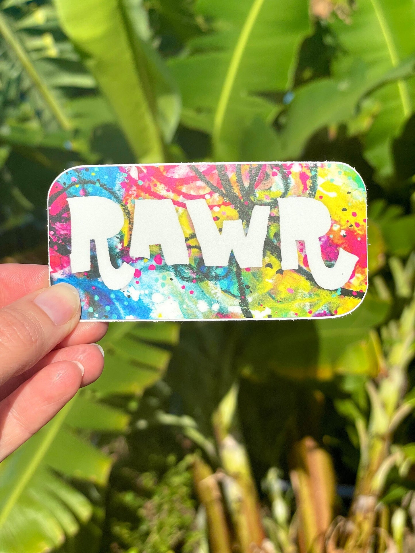 Rawr Dinosaur Sticker