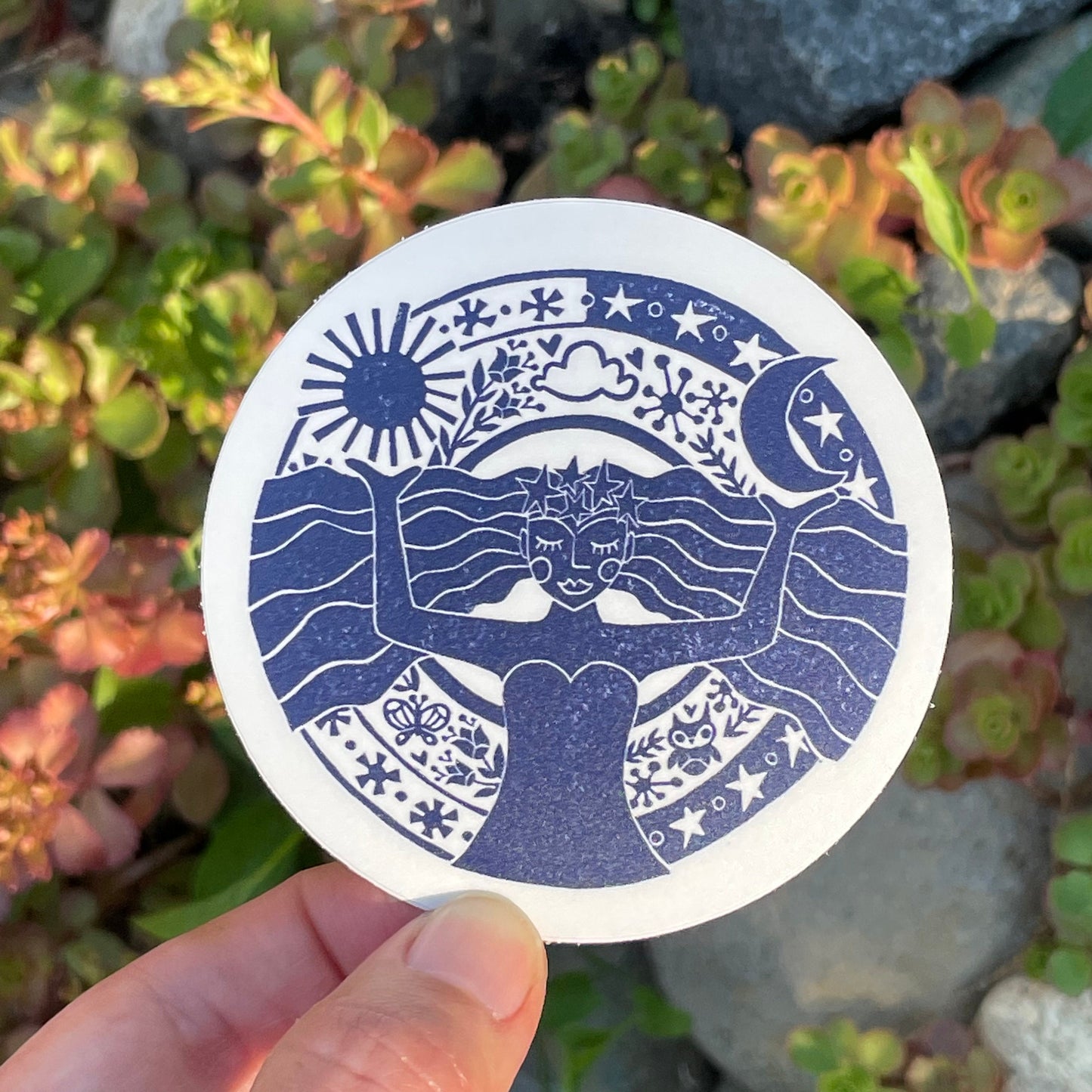 Solstice Goddess Sticker