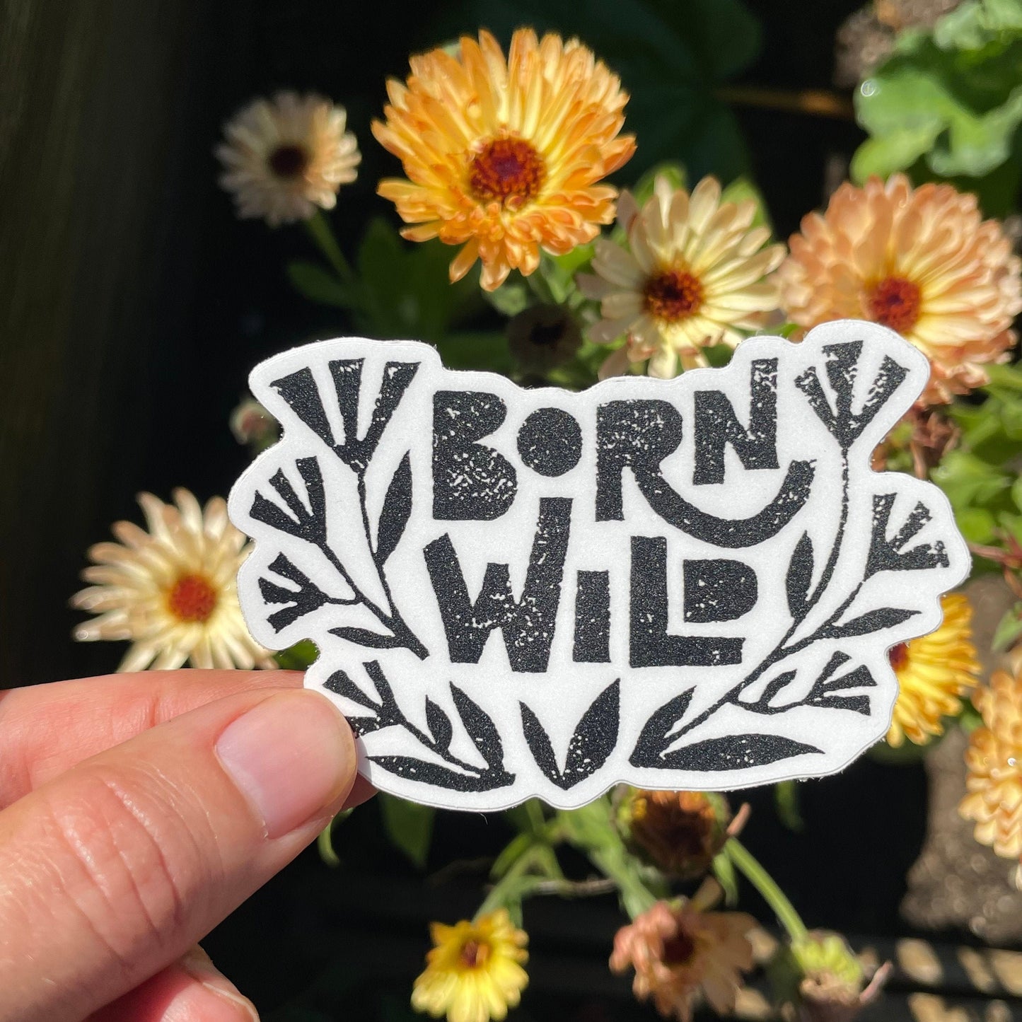 Born Wild Sticker