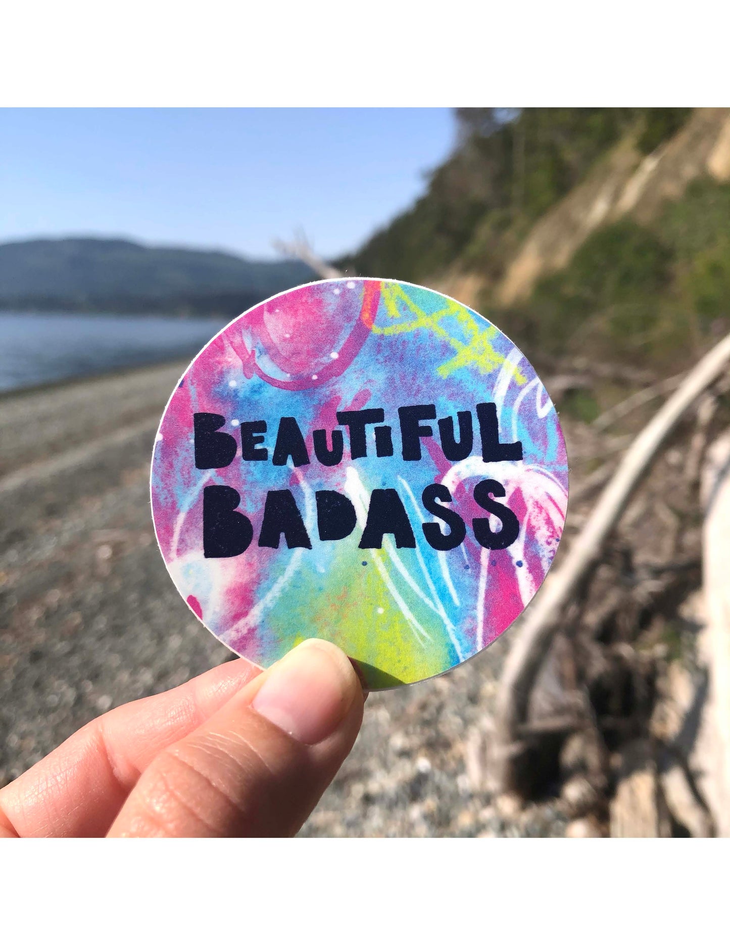 Beautiful Badass Sticker