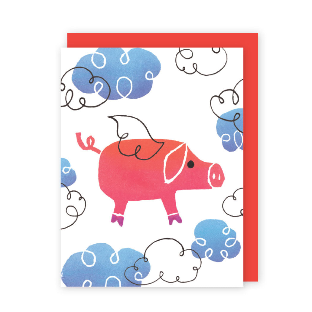 Flying Pig Card