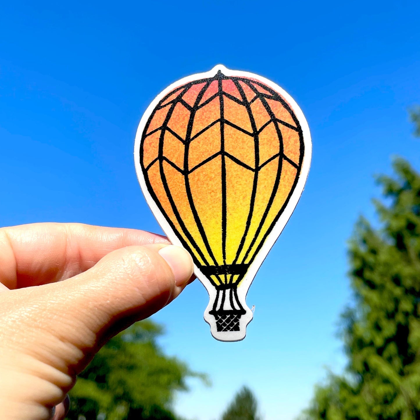 Hot Air Balloon Sticker