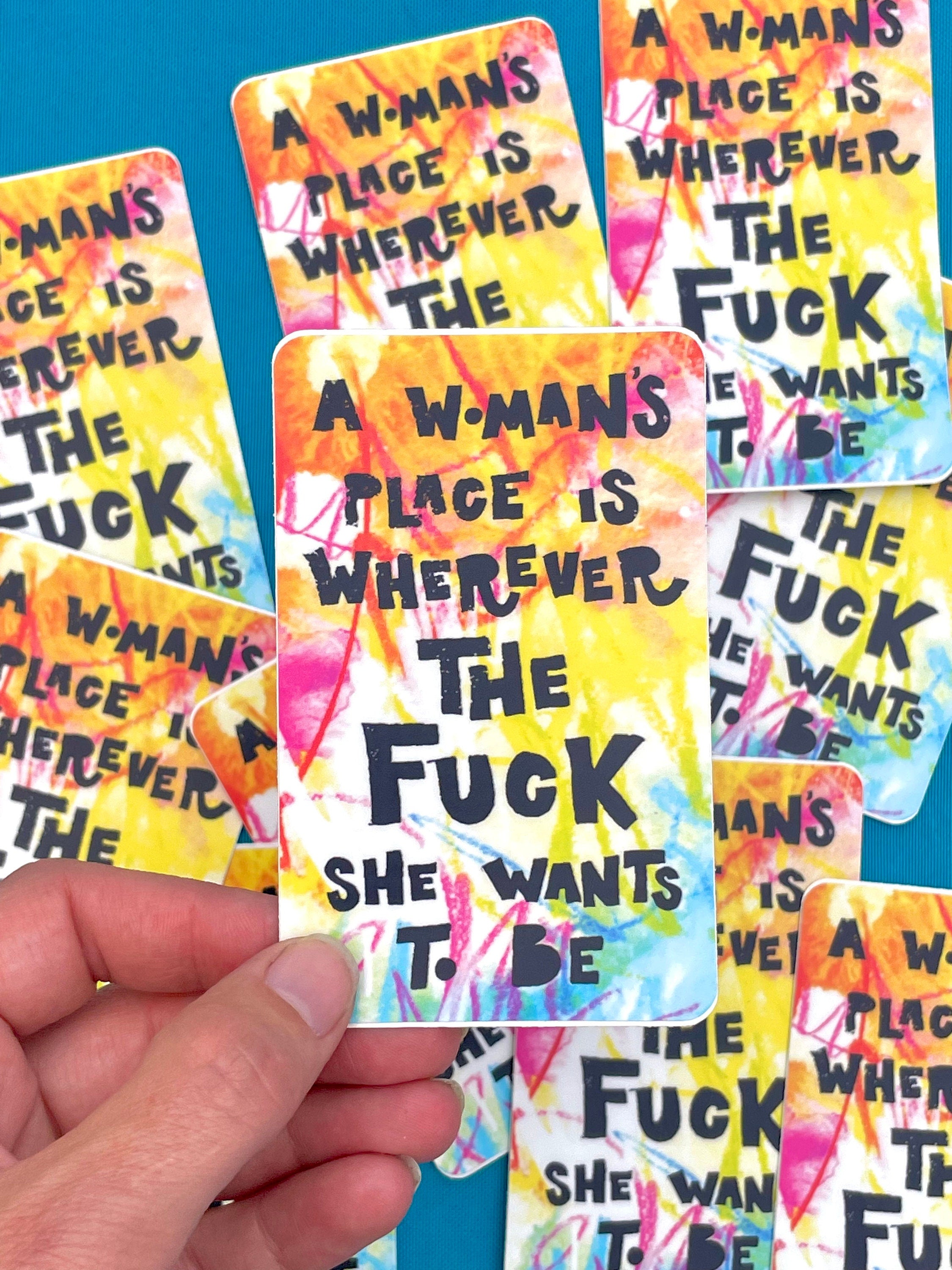 Women Belong Sticker