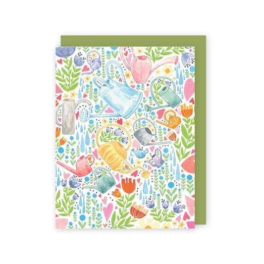 Watering Cans Card
