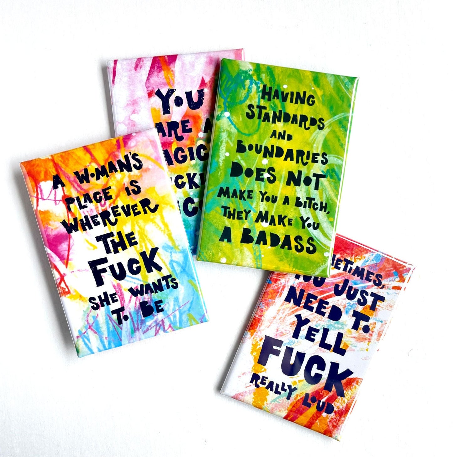 Sweary Badass Magnet Bundle