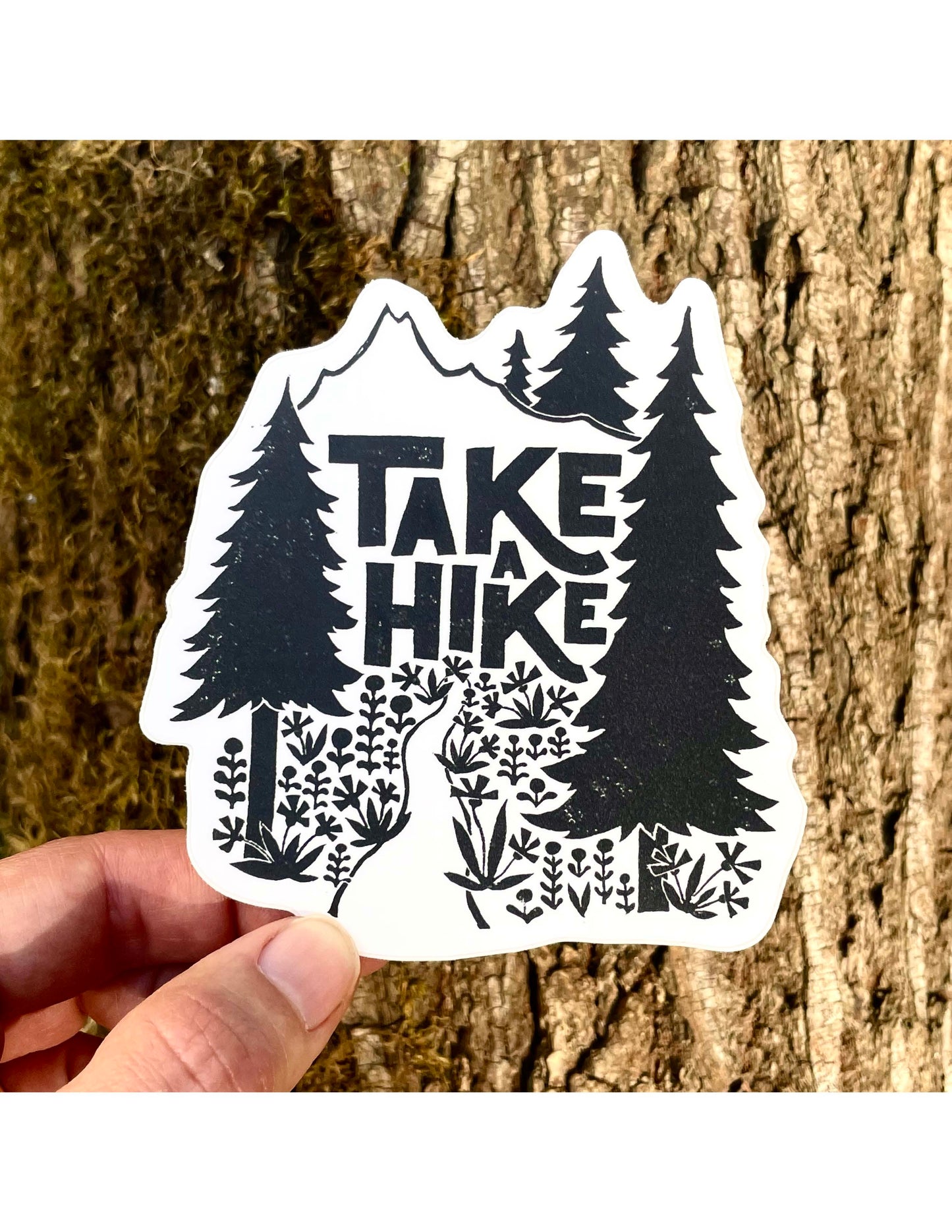 Take Hike Sticker