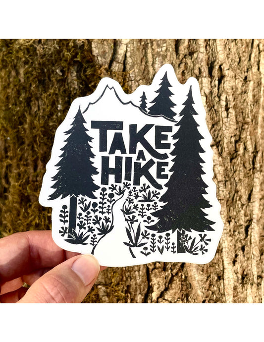 Take Hike Sticker