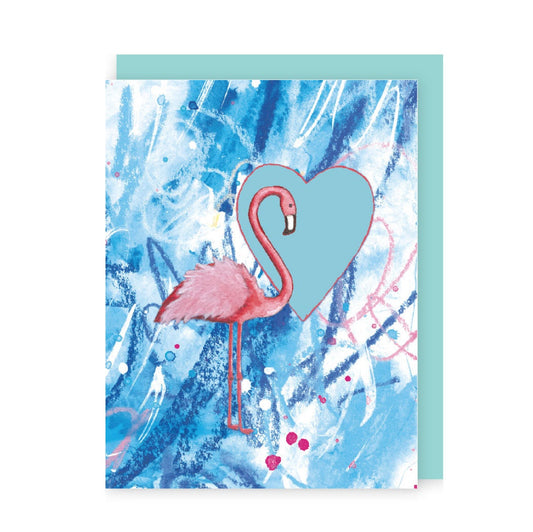 Flamingo Card