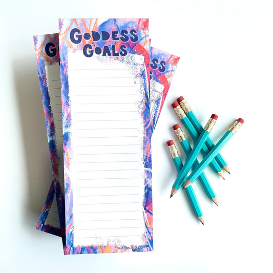 Goddess Goals Notepad